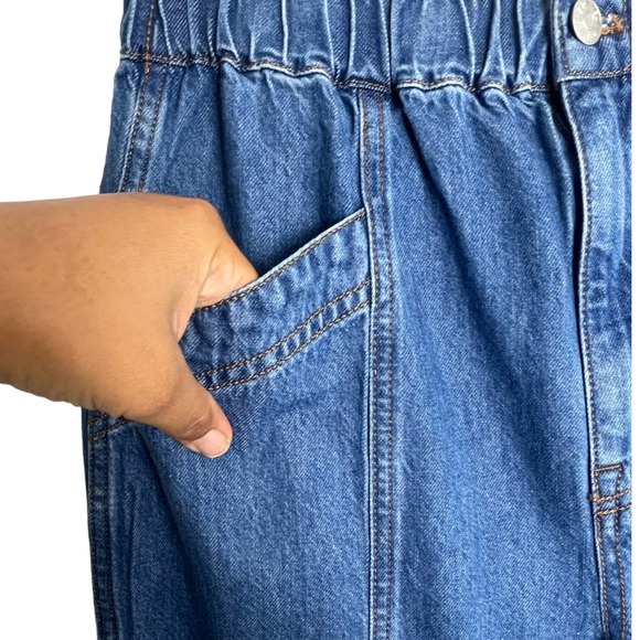 NWT Madewell Denim Pull-On Loose Flare Pants - Picture 10 of 16